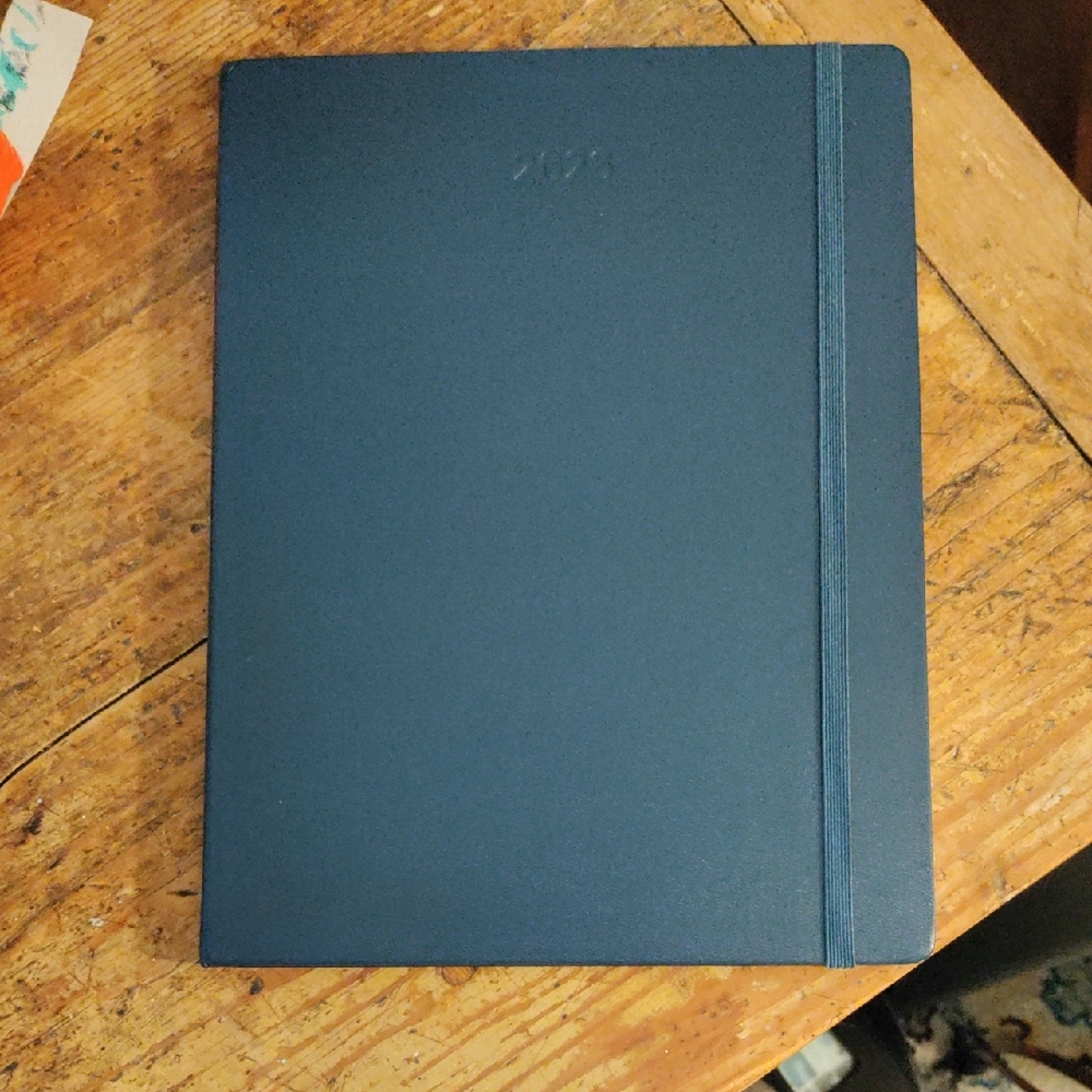 Moleskine 2026 Classic XL Sapphire Blue Weekly Planner
